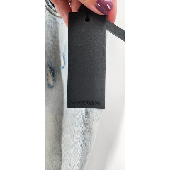 New NWT One X One Teaspoon Freebirds Low Waist Rigid Skinny 7/8 Length Size 28 - Picture 13 of 14